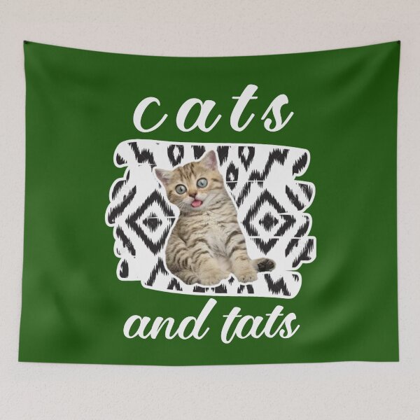 Item preview, Cats and tats. designed and sold by Umiska.