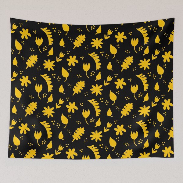 Item preview, Black and gold floral designed and sold by DemonicGloom.