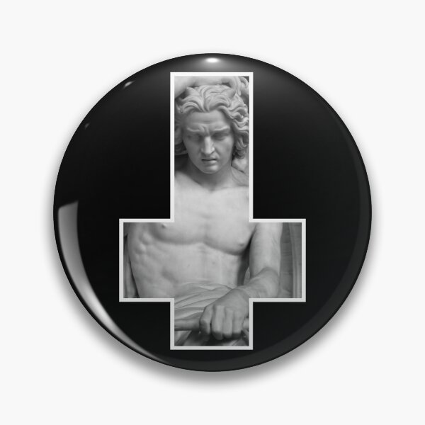 Item preview, Thick Cross: Lucifer (White Border) designed and sold by NIFE-FUN.