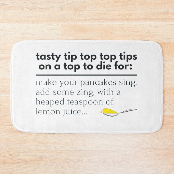 Item preview,  tasty tip top top tips on a top designed and sold by tdkrbooks.