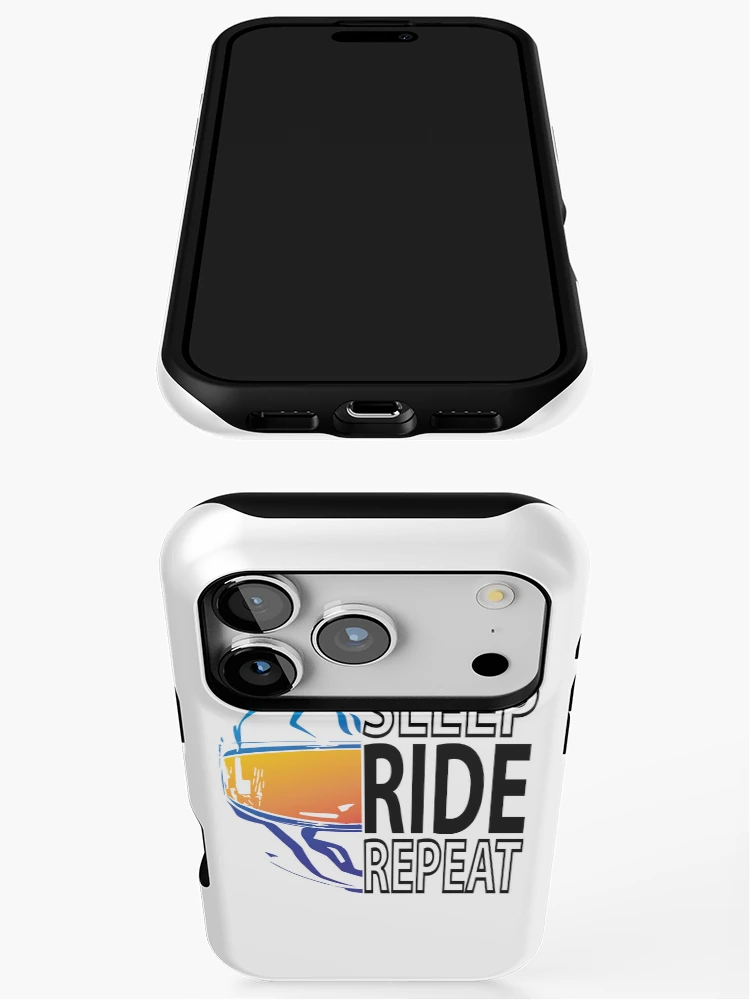 Thumbnail 3 of 4, iPhone Case, Sleep Ride Repeat designed and sold by ClavoSquare.