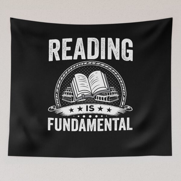 Item preview, Reading Is Fundamental Shirt, Book Lover Shirt, Book Reader Shirt, Book Nerd Shirt, Librarian Shirt, Bookworm Gift, Bookish Tee, Reading Tee designed and sold by aymob.