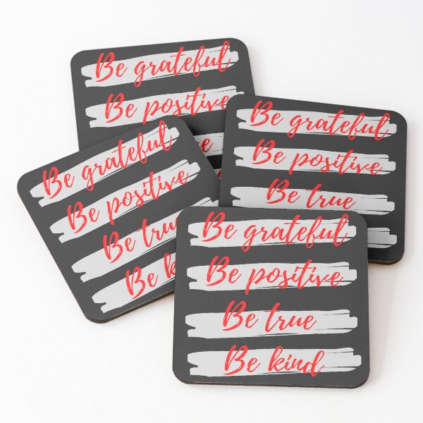 Item preview, Be : Grateful, Positive, True, Kind designed and sold by Eve :).