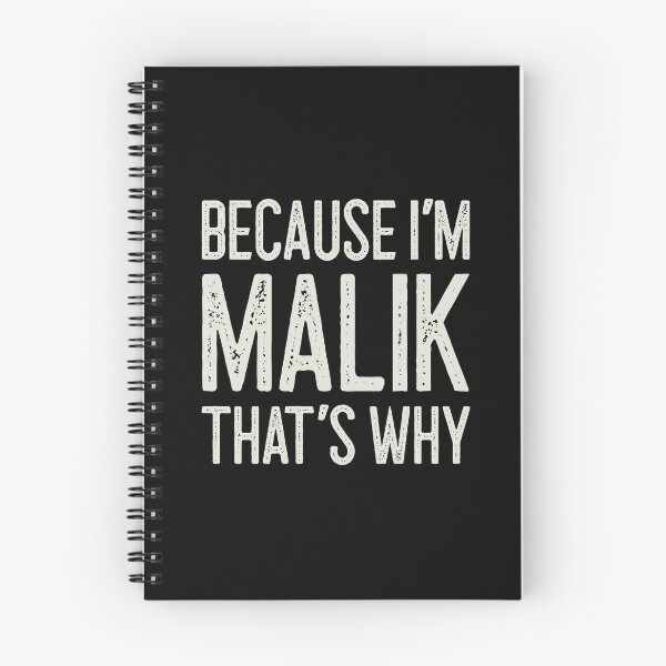 Item preview, Because I’m Malik That’s Why Funny Personalized Name designed and sold by MariosNydras.