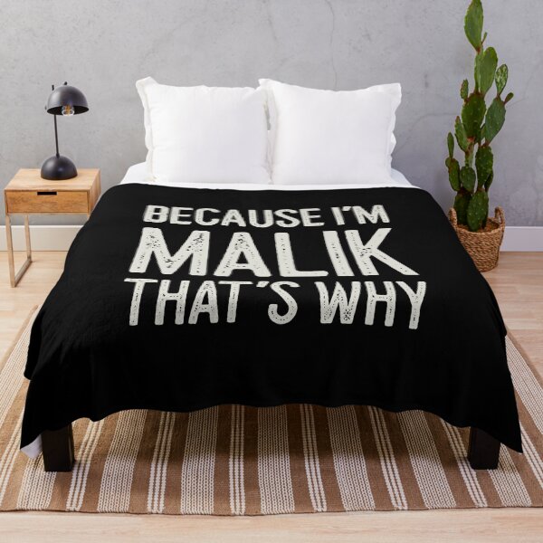 Item preview, Because I’m Malik That’s Why Funny Personalized Name designed and sold by MariosNydras.