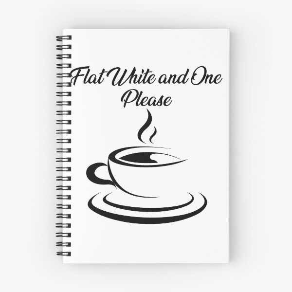 Item preview, Coffee - Flat white and one please - optimised for light merch designed and sold by shaynetwright.