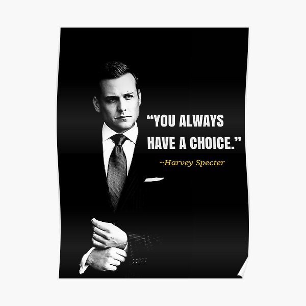 Suits Harvey Specter Posters Redbubble