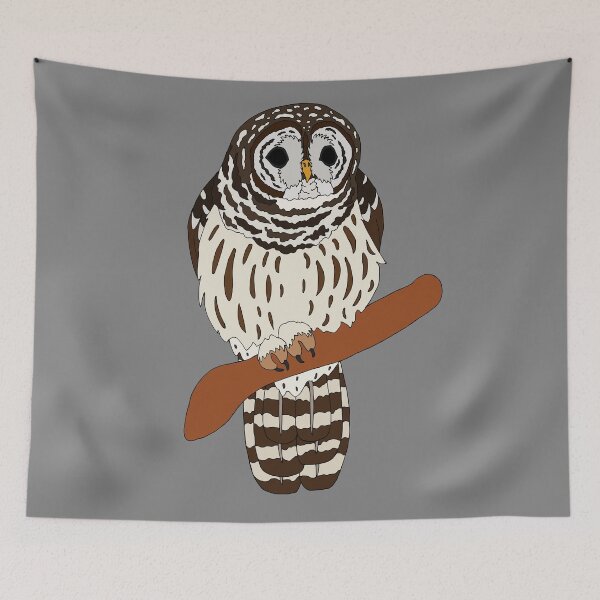 Item preview, Barred Owl designed and sold by nolessjess.
