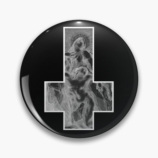 Item preview, Thick Cross: Pieta I (Negative w/White Border) designed and sold by NIFE-FUN.