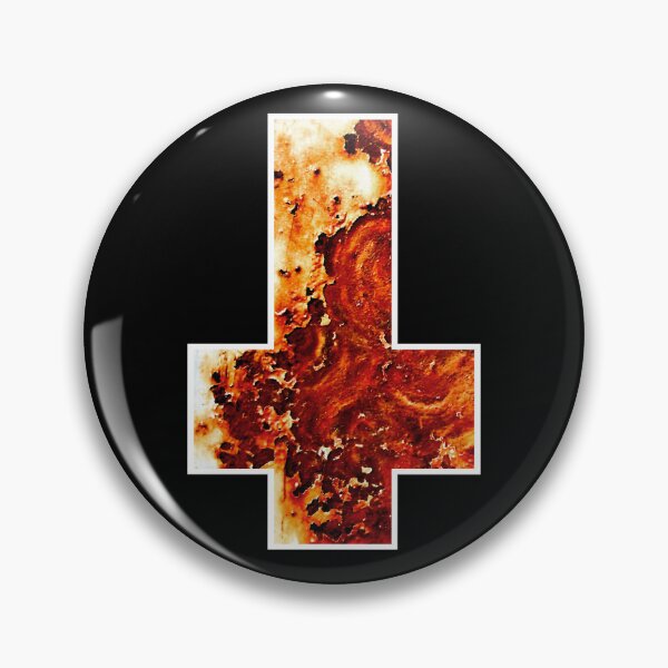 Item preview, Thick Cross: Rust (White Border) designed and sold by NIFE-FUN.