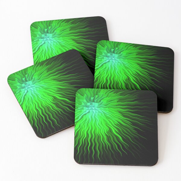 Item preview, Abstract green Solar Rays  designed and sold by Tshirtstory.