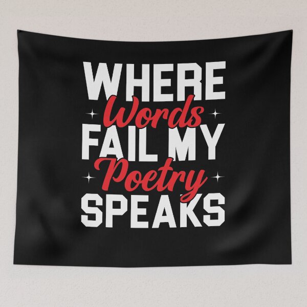 Item preview, Where Words Fail My Poetry Speaks Shirt, Poetry Slam Writers, Poetry Addict Shirt, Poetry Shirt, Poetry Gift, Poet Gift, Poetry Lover Shirt designed and sold by aymob.