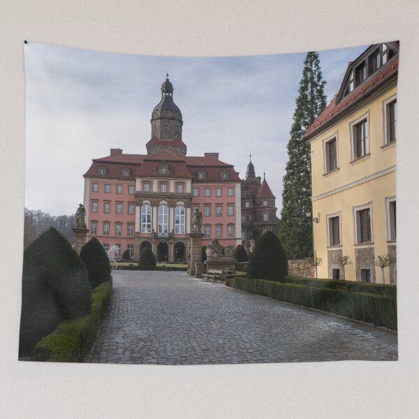 Artikelvorschau, Walbrzych, Polen - Projekt Riese, Schloss Ksiaz. Die Deutschen bohrten hier im Zweiten Weltkrieg Hunderte Meter unterirdischer Tunnel. Es liegt im Walbrzyski-Vorgebirge entworfen und verkauft von Maurizio Fabbroni.
