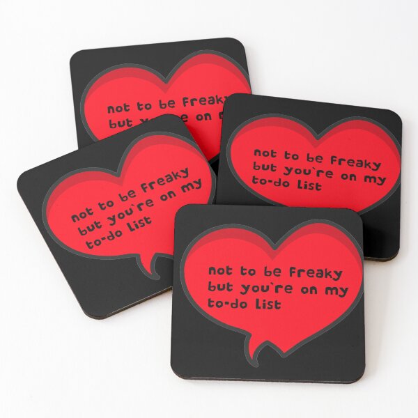 Item preview, Freaky Snap Stickers "Not To Be Freaky But You`re On My To-Do List" designed and sold by Nils Petter Stein.