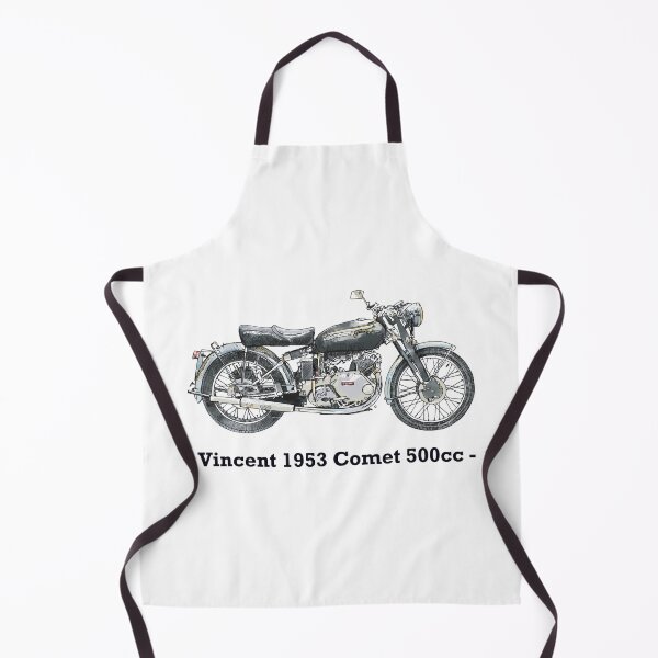Item preview, Classic Motorbike  - Vincent 1953 Comet - 500cc, Illustrated Tribute designed and sold by FoleyPottery.