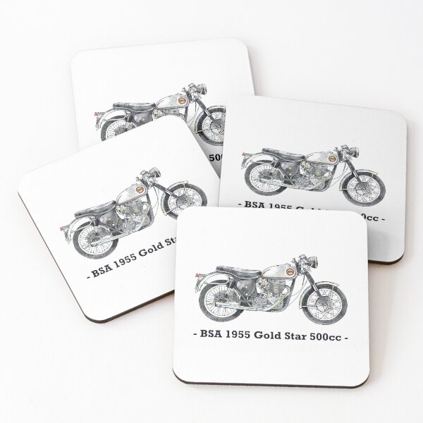 Item preview, Classic Motorbike  - BSA Goldstar - 500cc, Illustrated Tribute designed and sold by FoleyPottery.