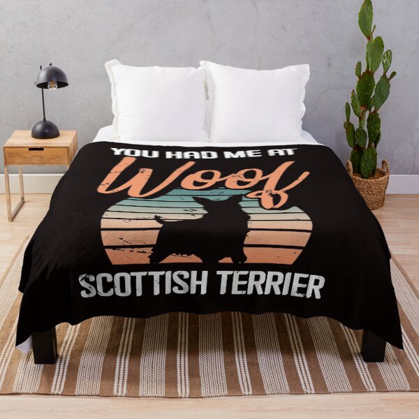 Item preview, Retro Scottish Terrier Woof Scottie Dog Breed Owner Puppy designed and sold by TomGiantDesigns.