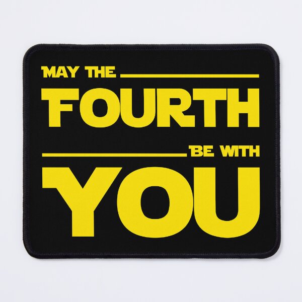 Item preview, May The Fourth Be With You - Yellow Parody Design for Geeks designed and sold by ramiro.