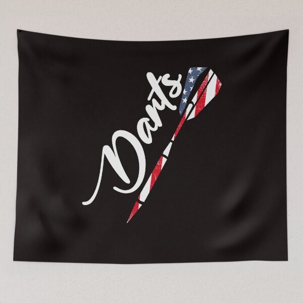 Item preview, Darts Player USA American Flag Dartboard Dart Bullseye designed and sold by TomGiantDesigns.