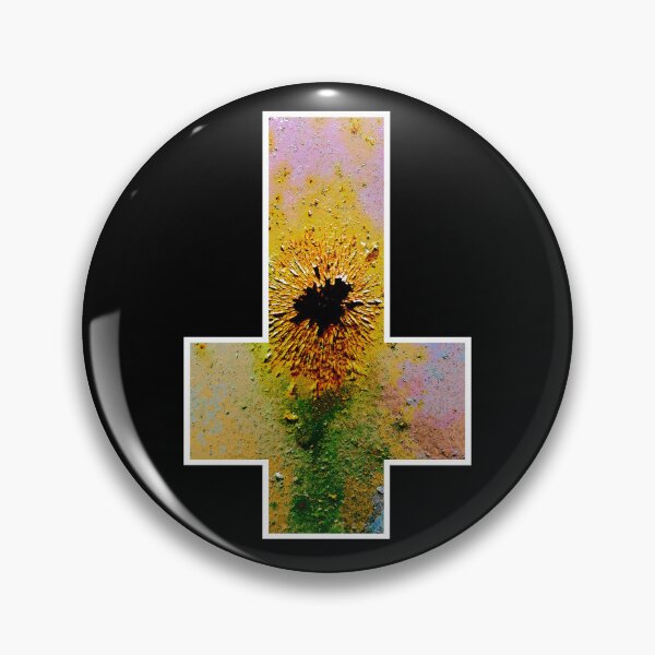 Item preview, Thick Cross: Rust V - Sunflower (White Border) designed and sold by NIFE-FUN.