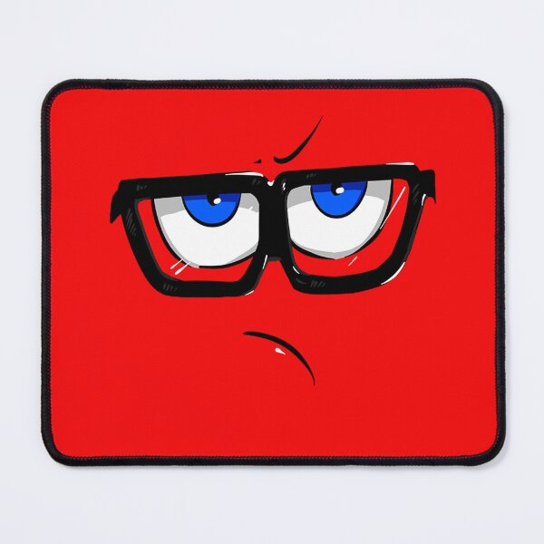 Item preview, Red Annoyed Face designed and sold by Firetree.