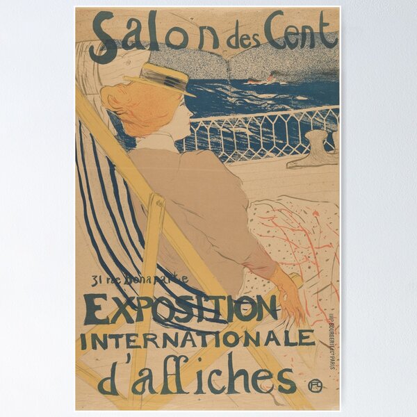 Salon des Cents, by Henri de Toulouse-Lautrec | French vintage posters  Poster by POSTERAMALA