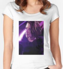 Camiseta entallada de cuello redondo alex