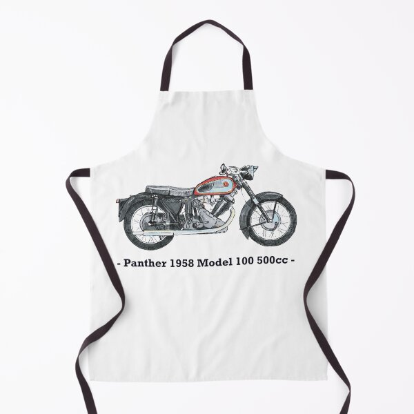 Item preview, Classic Motorbike - Panther 1958 - Model 100 - 500cc, Illustrated Tribute designed and sold by FoleyPottery.