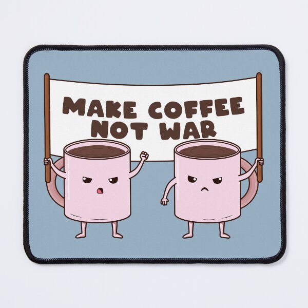 Item preview, Make Coffee Not War – Cute Mugs designed and sold by ttttee.