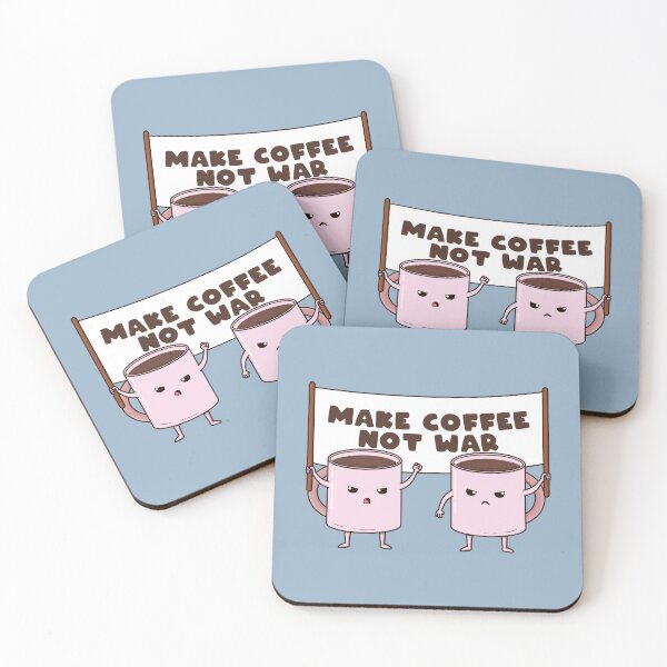 Item preview, Make Coffee Not War – Cute Mugs designed and sold by ttttee.