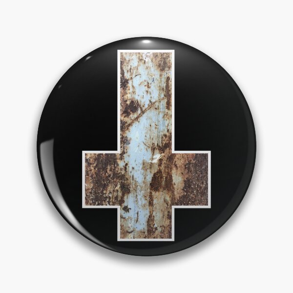Item preview, Thick Cross: Rust VII (White Border) designed and sold by NIFE-FUN.