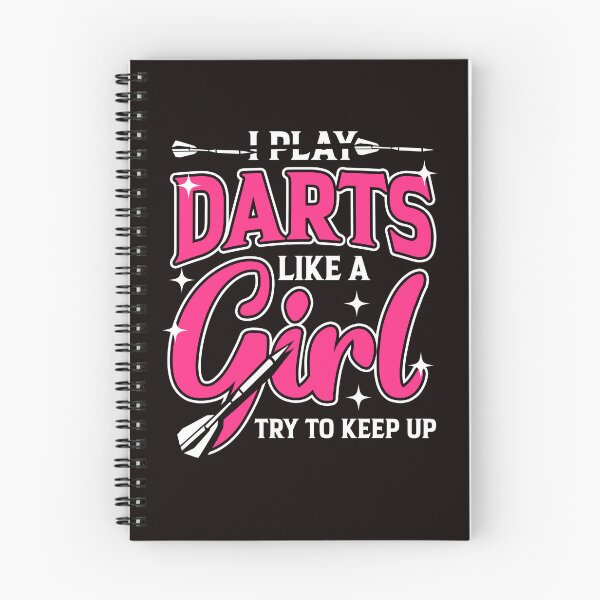 Item preview, Play Darts Like Girl Dart Player Bullseye Dartboard Arrow designed and sold by TomGiantDesigns.