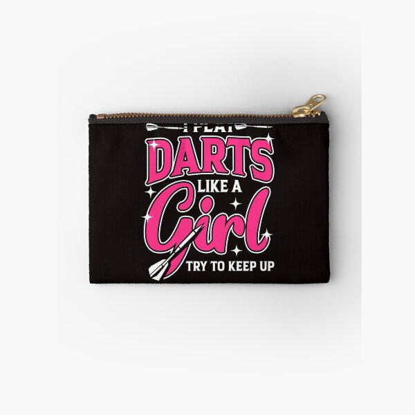 Item preview, Play Darts Like Girl Dart Player Bullseye Dartboard Arrow designed and sold by TomGiantDesigns.