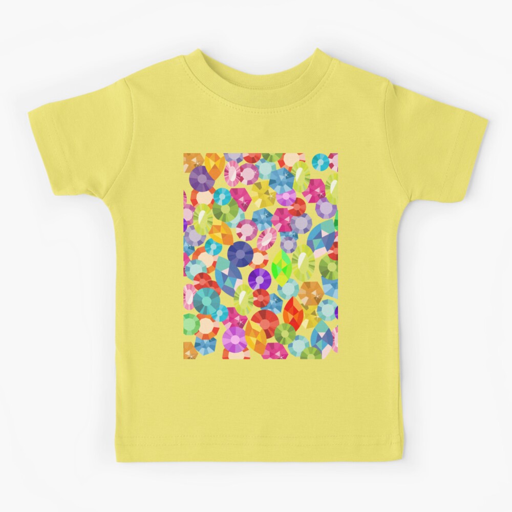 rainbow rhinestones Kids T-Shirt for Sale by gossiprag