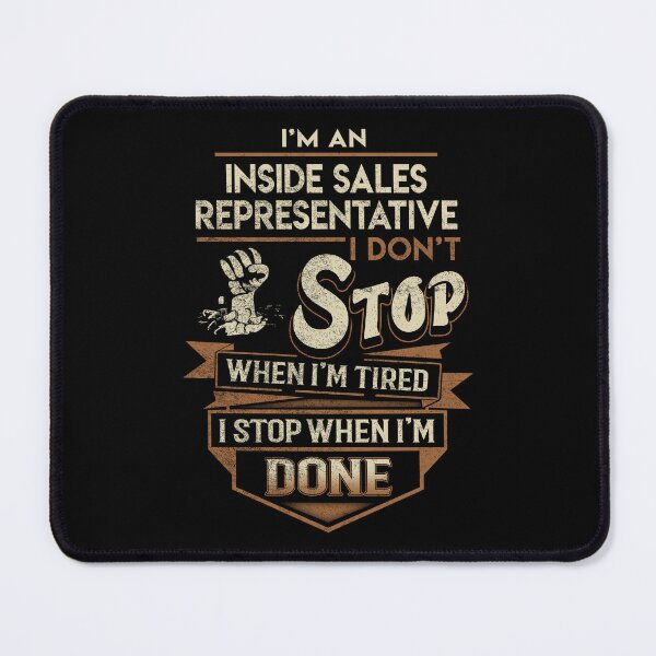 Item preview, Inside Sales Representative T Shirt - I Stop When Done Job Gift Item Tee designed and sold by natalinedk.