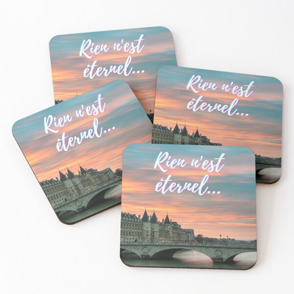 Item preview,  Nothing lasts forever - popular french quotes theme gifts  designed and sold by RebelliousRosee.
