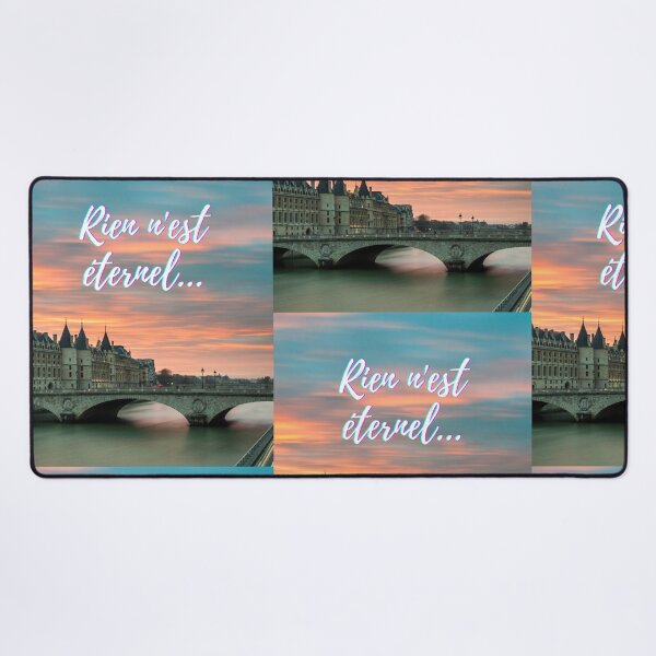 Item preview, Nothing lasts forever - popular french quotes theme gifts designed and sold by RebelliousRosee.