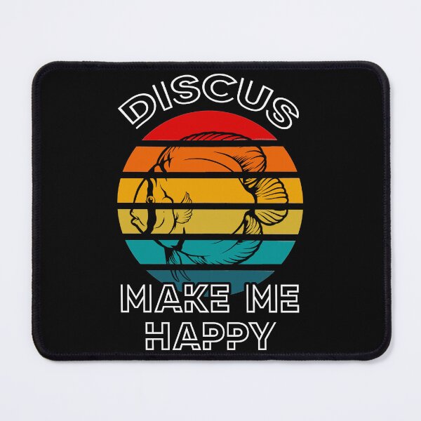 Item preview, Discus Fish Make Me Happy Retro Sunset designed and sold by JRRTs.