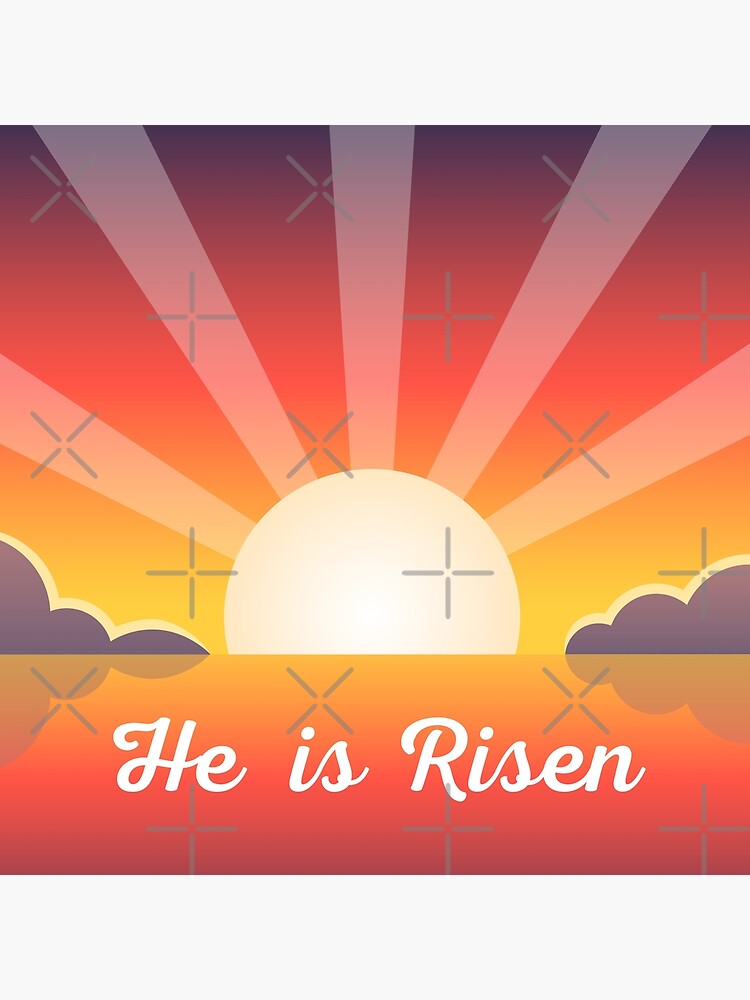 Discover He is Risen Jesus Christ He Has Risen Throw Pillow
