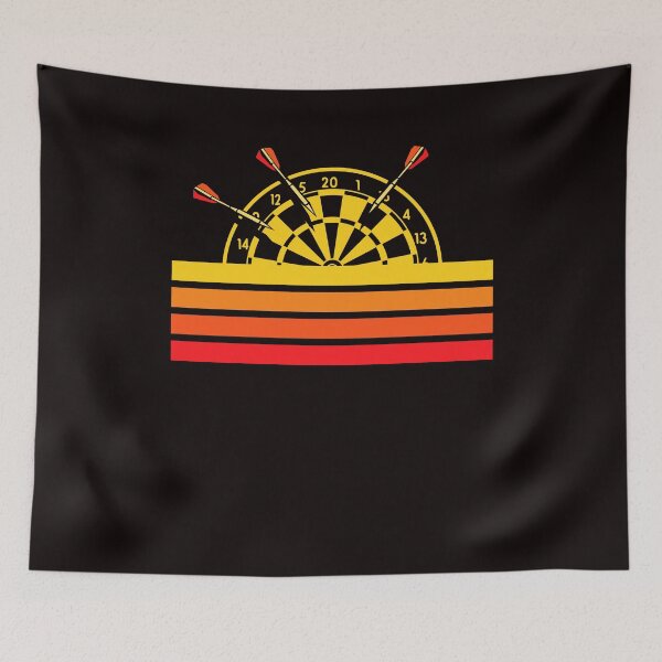 Item preview, Retro Dartboard Vintage Dart Player Arrow Dart Throwing Team designed and sold by TomGiantDesigns.