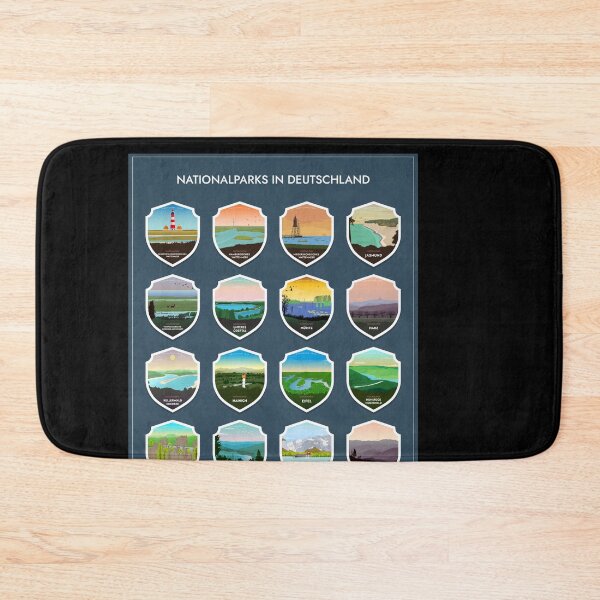 Item preview, Nationalparks in Deutschland designed and sold by Rapaz Designs.