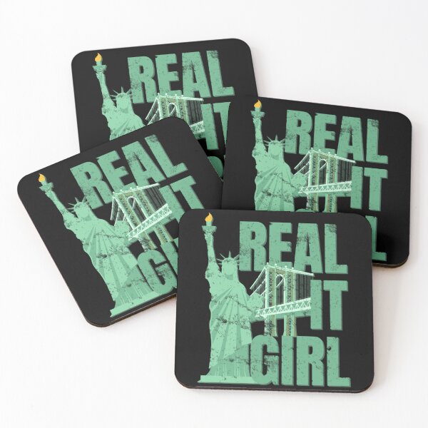 Item preview, Real IT Girl, Cool New York Statue Of Liberty Distressed Look Shadow Design designed and sold by TrulyEpoque.