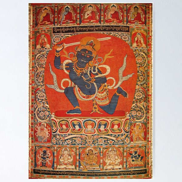 Item preview, Mandala 94 Achala Buddhist Deity designed and sold by GuyBlank.