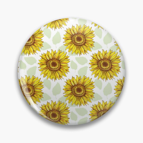 Item preview, Sunflowers Quilt Patterns - Yellow Background Pattern  designed and sold by NawalMagdy.