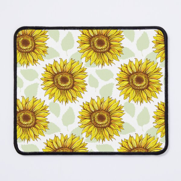 Item preview, Sunflowers Quilt Patterns - Yellow Background Pattern  designed and sold by NawalMagdy.
