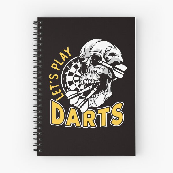 Item preview, Lets Play Darts Skull Dartboard Arrow Dart Player Team Aim designed and sold by TomGiantDesigns.