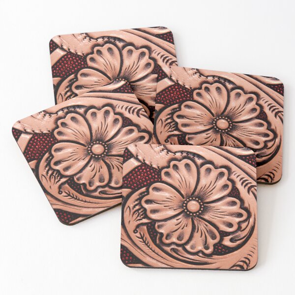 Item preview, Tooled Leather Flower  designed and sold by Dana  Burke.