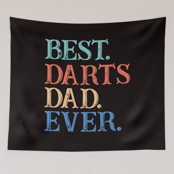 Item preview, Best Darts Dad Father Darts Player Bullseye Dart Throwing designed and sold by TomGiantDesigns.