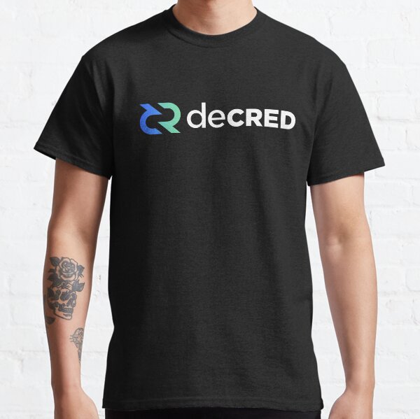 Decred cryptocurrency - Decred DCR Coin Classic T-Shirt