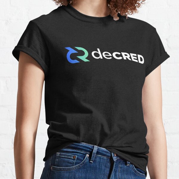 Decred cryptocurrency - Decred DCR Coin Classic T-Shirt